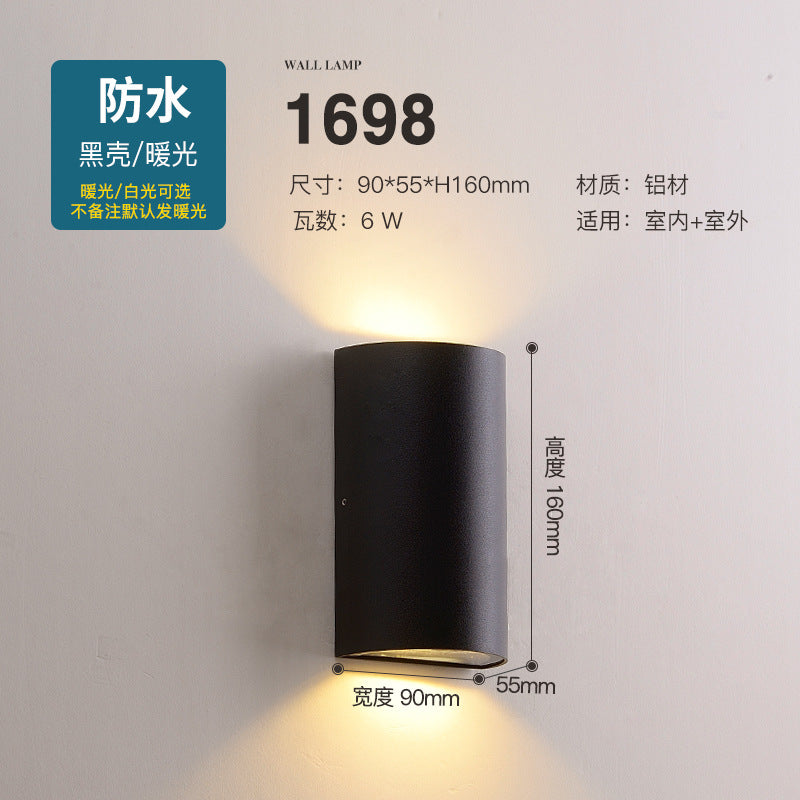 Modern Waterproof LED Wall Lamp