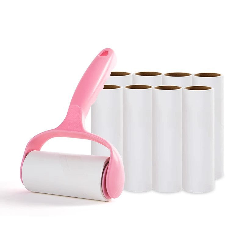 Tearable Lint Roller for Cleaning Cat Hair - Replaceable Paper Household Dust Roller for Clothes