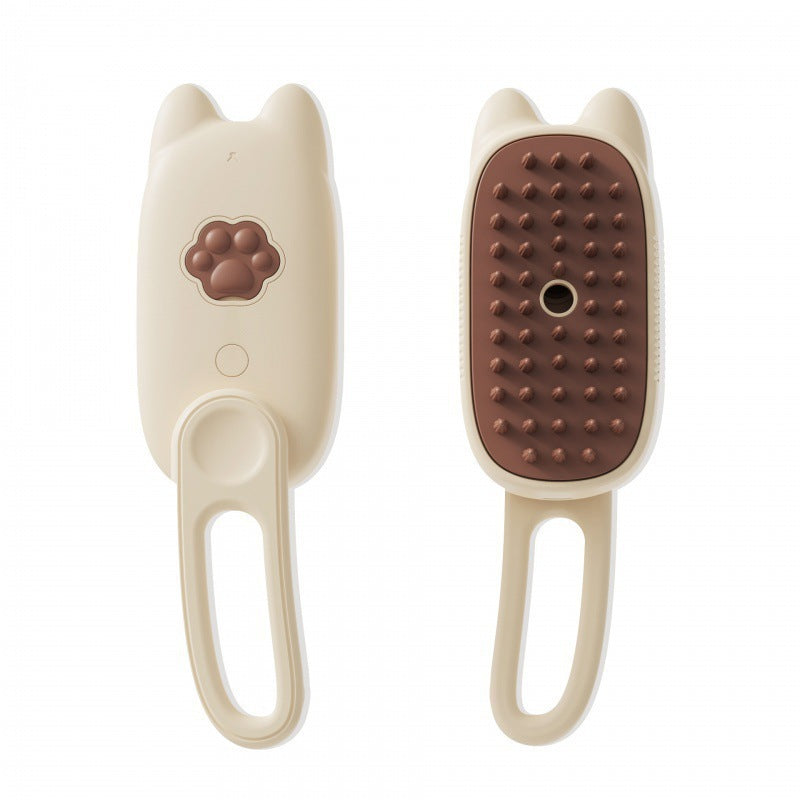 Electric Steam Pet Grooming Brush