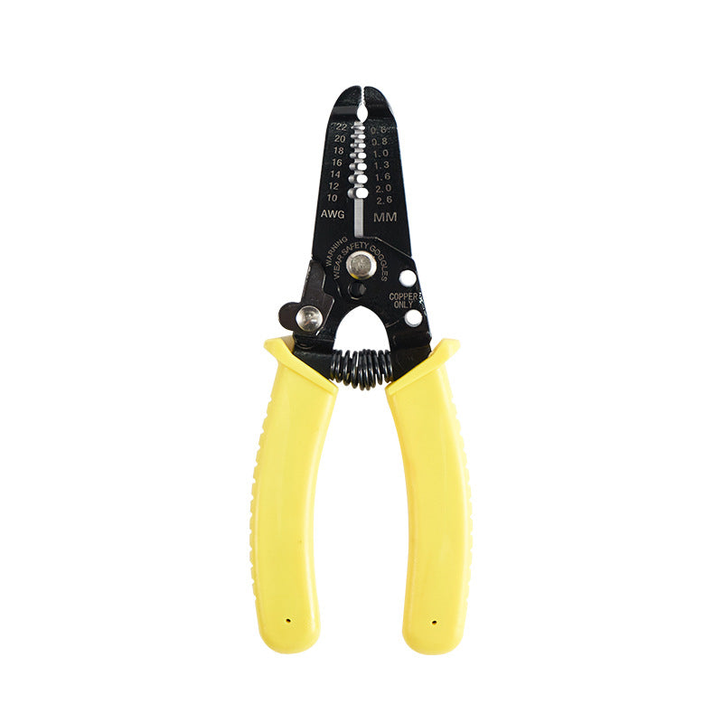 Stainless Steel Multifunctional Wire Stripping Pliers for Electricians, Manual Wire Stripping Tool