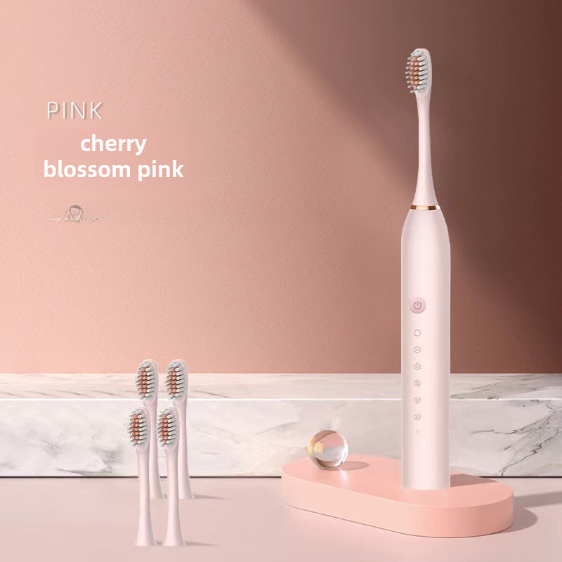 Smart Rechargeable Soft-Bristle Electric Toothbrush