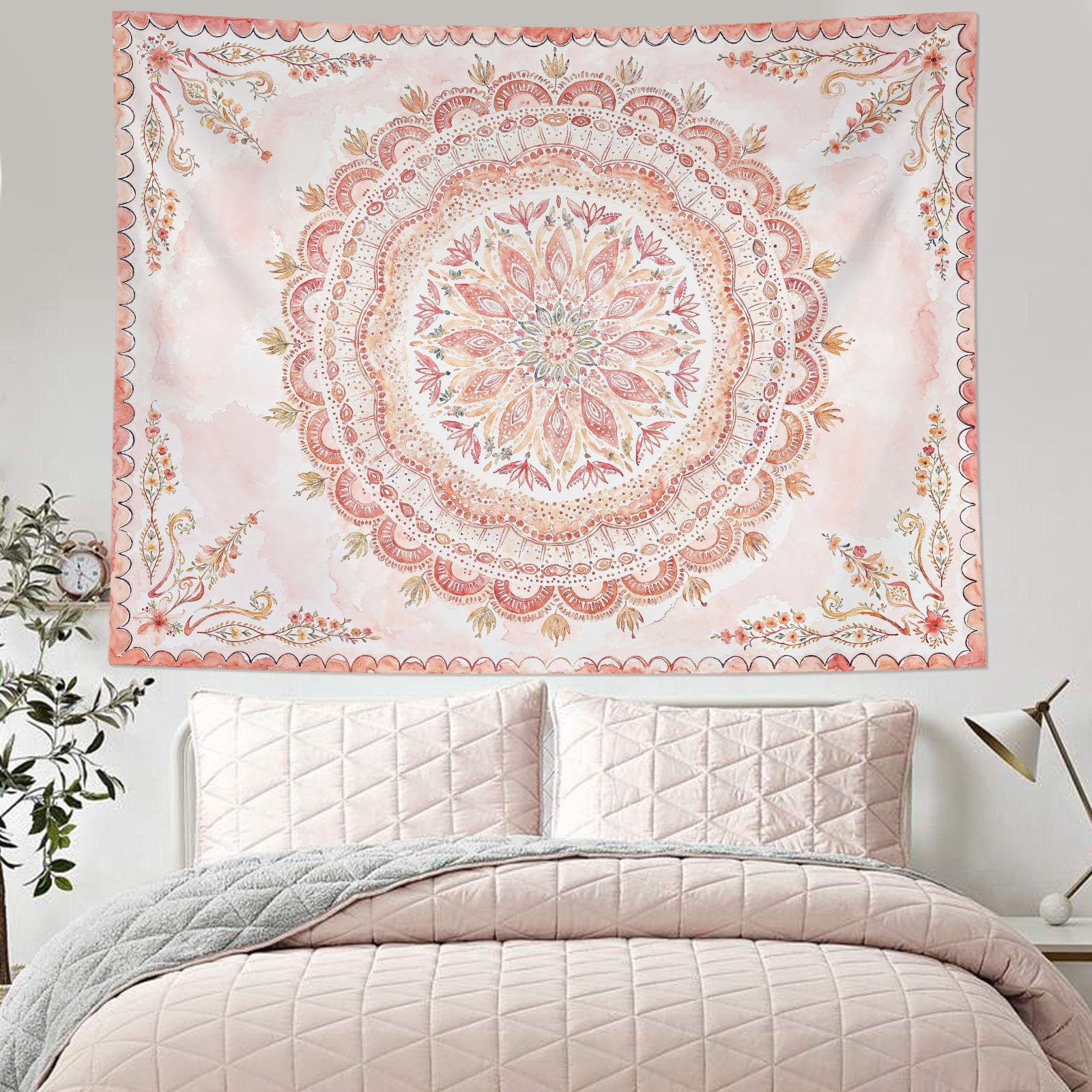 Cross-Border Tapestry Bohemian Mandala Art Style Tapestry Living Room Wall Background Decoration Bedroom