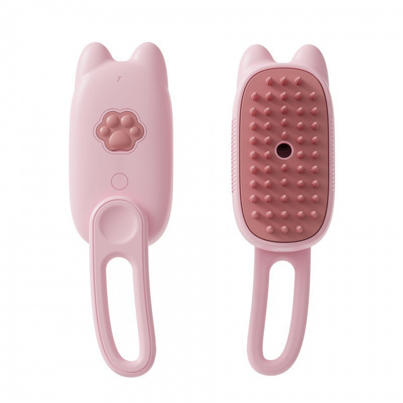 Electric Steam Pet Grooming Brush