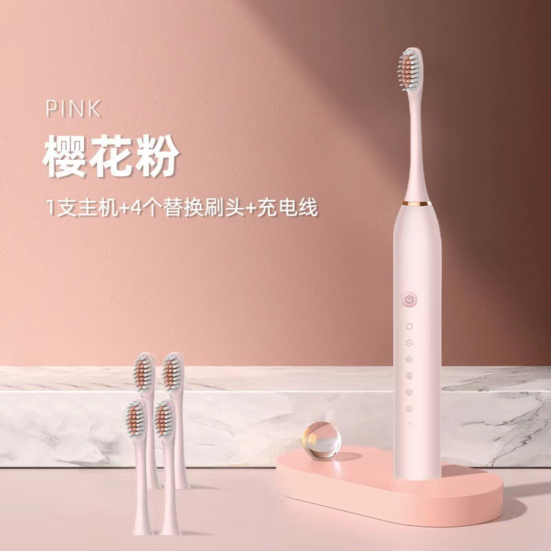 Smart Rechargeable Soft-Bristle Electric Toothbrush