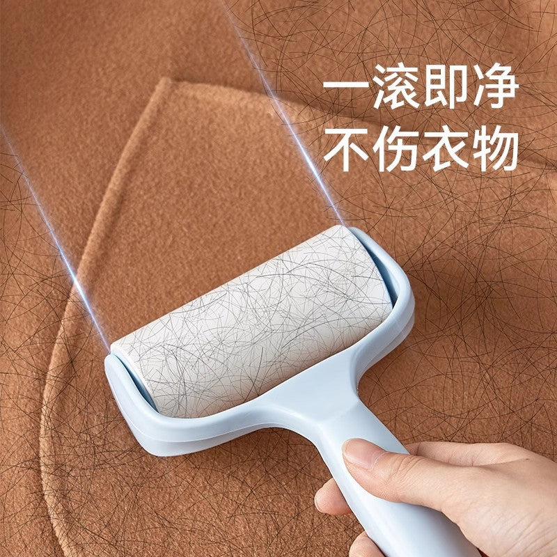 Tearable Lint Roller for Cleaning Cat Hair - Replaceable Paper Household Dust Roller for Clothes