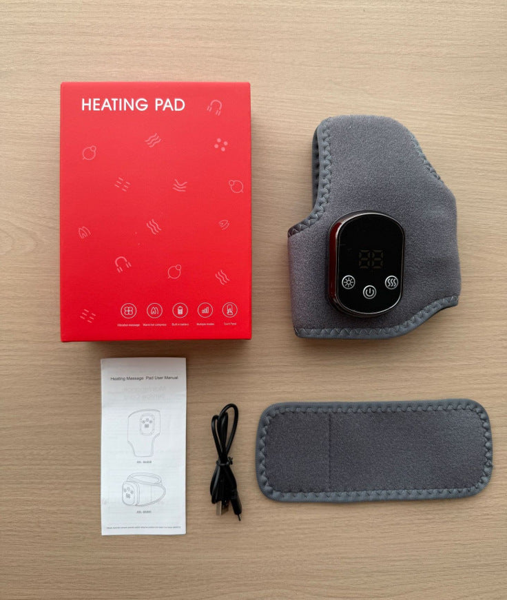 Cross-Border Hot-Selling USB Electric Heating Ankle Massager, Rechargeable Ankle Joint Care Foot Massager
