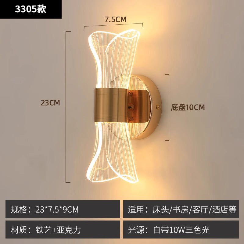 Nordic Flowing LED Wall Lamp