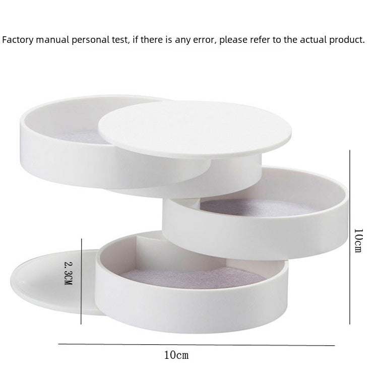 Rotating Multi-Layer Jewelry Storage Box