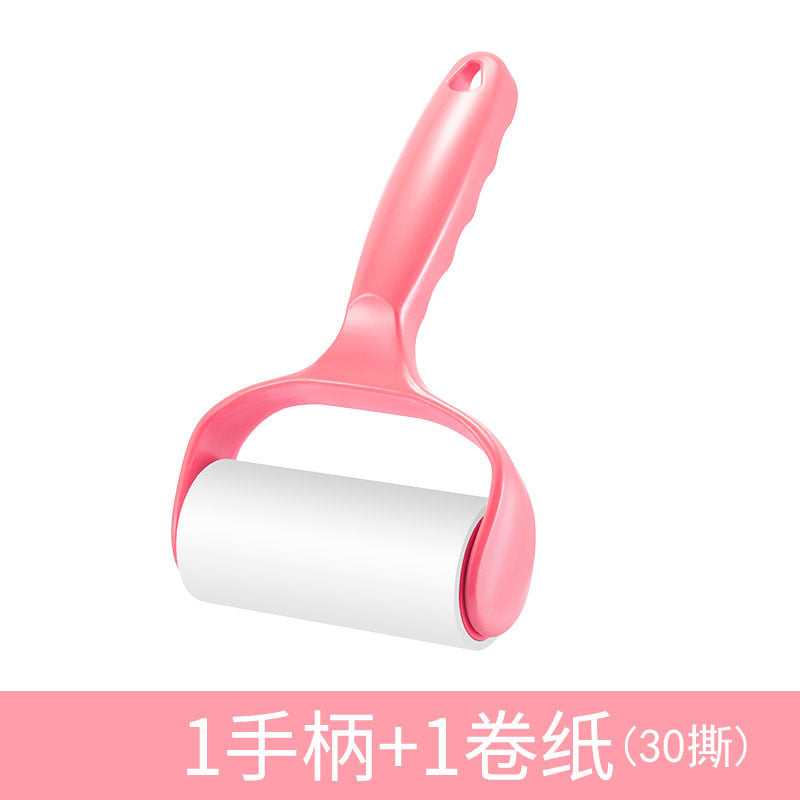 Tearable Lint Roller for Cleaning Cat Hair - Replaceable Paper Household Dust Roller for Clothes
