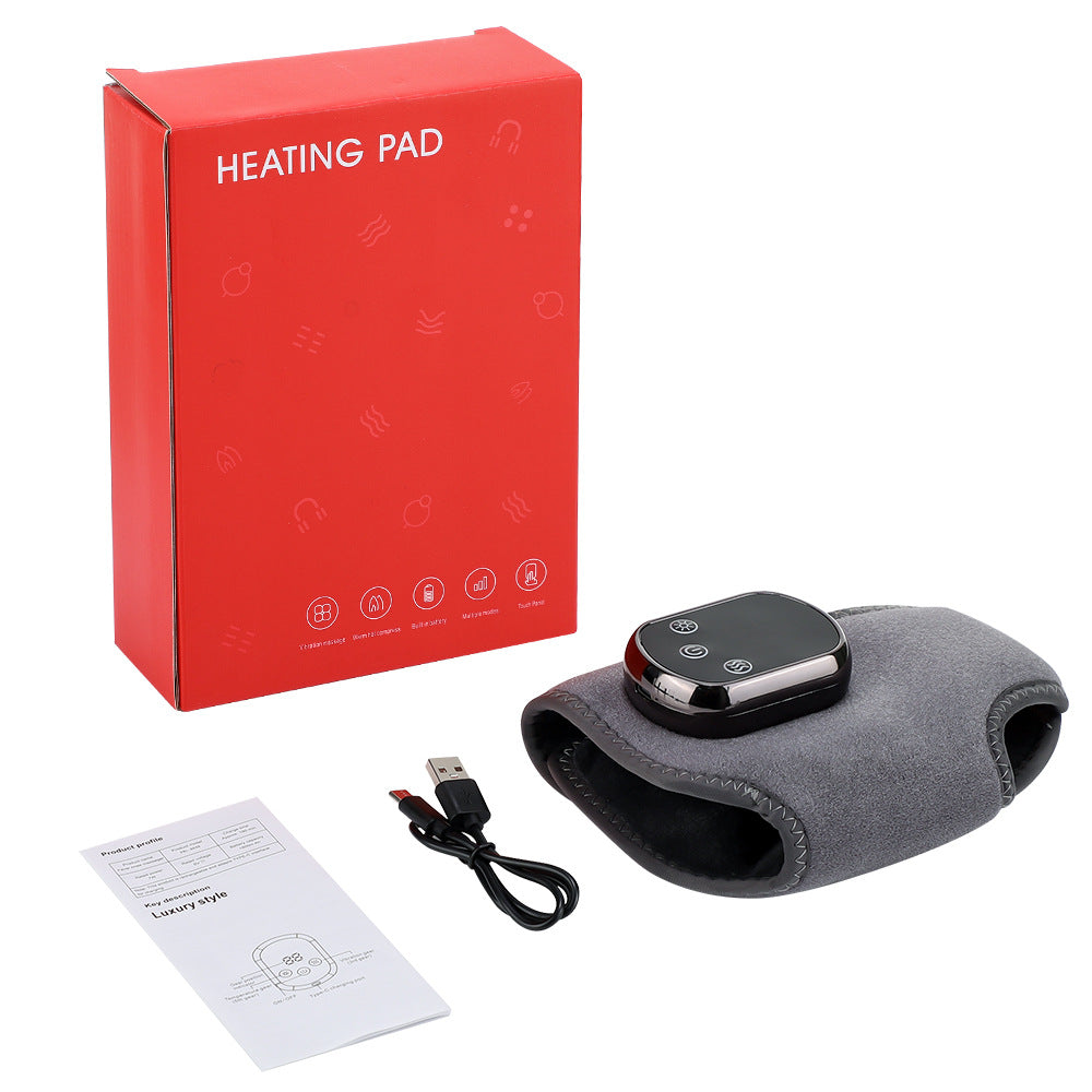 Cross-Border Hot-Selling USB Electric Heating Ankle Massager, Rechargeable Ankle Joint Care Foot Massager