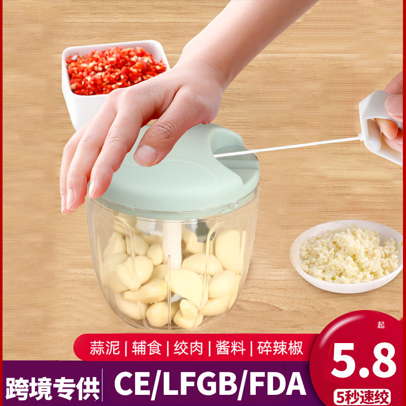 Multifunctional Garlic Press & Vegetable Chopper