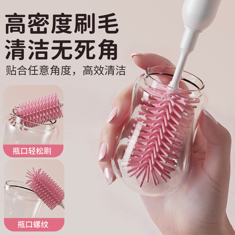 Electric Silicone Bottle Cleaning Brush