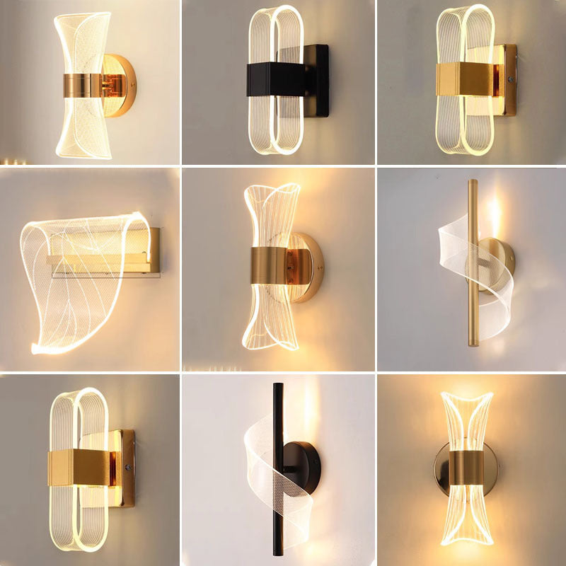 Nordic Flowing LED Wall Lamp