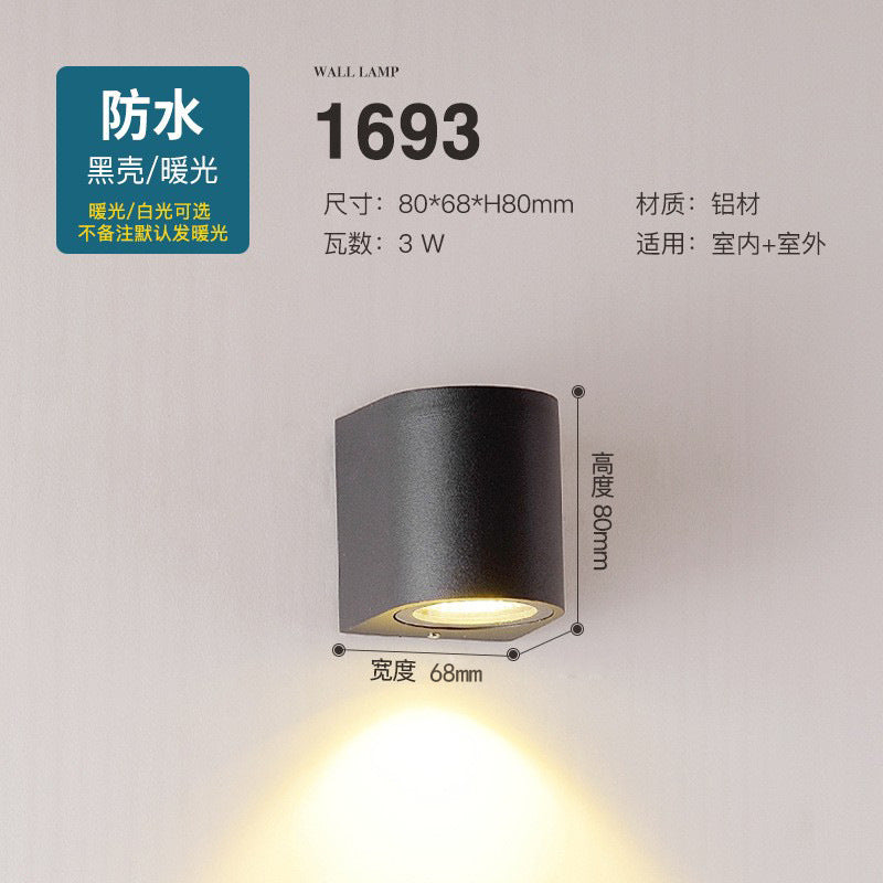 Modern Waterproof LED Wall Lamp