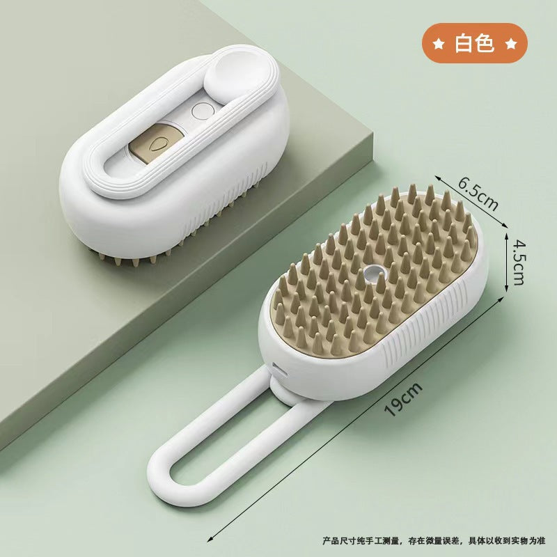 Electric Steam Pet Grooming Brush