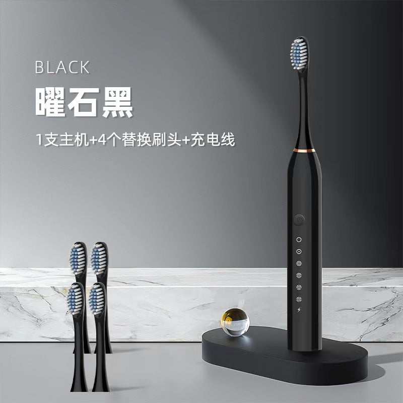 Smart Rechargeable Soft-Bristle Electric Toothbrush