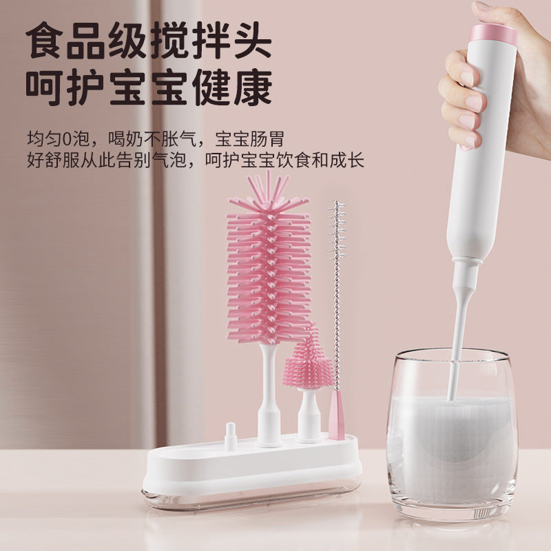 Electric Silicone Bottle Cleaning Brush