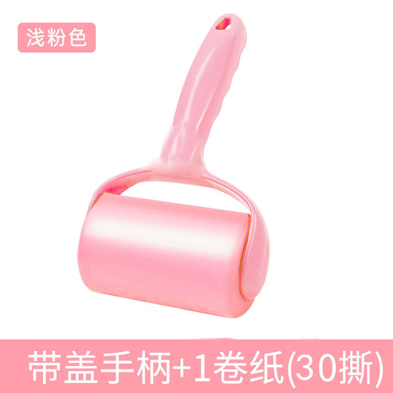 Tearable Lint Roller for Cleaning Cat Hair - Replaceable Paper Household Dust Roller for Clothes