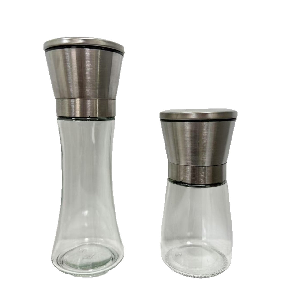 Stainless Steel Grinding Bottle Black Pepper Grinder Carbon Steel Core Western Food Barbecue Seasoning Manual Rotary Grinding