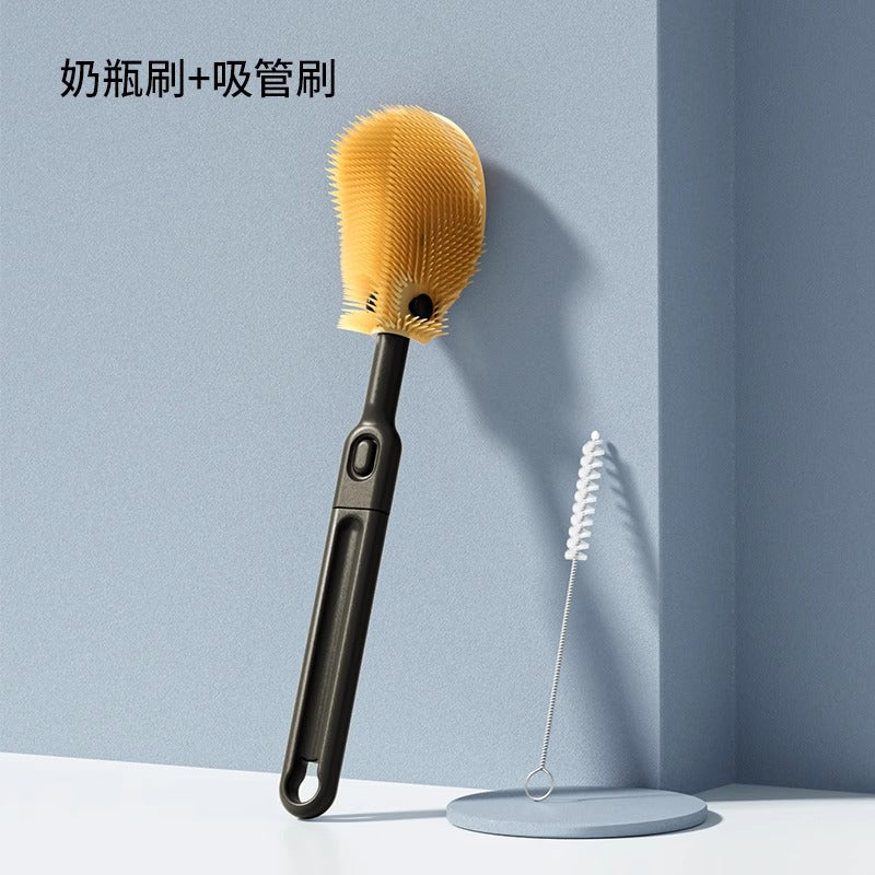 Electric Silicone Bottle Cleaning Brush