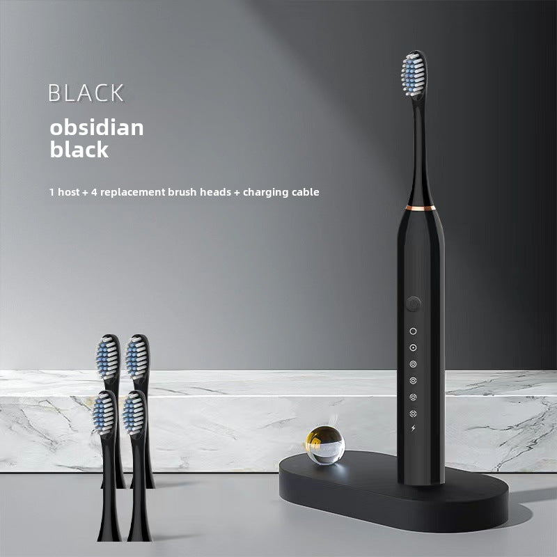 Smart Rechargeable Soft-Bristle Electric Toothbrush