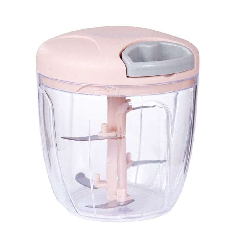 Large Garlic Puller 900ml Household Multi-Functional Vegetable Cutter Food Supplement Cooking Meat Grinder Manual Garlic Press