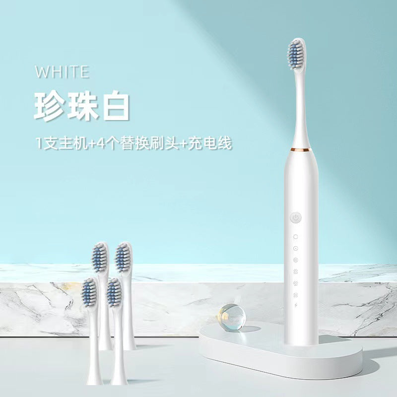 Smart Rechargeable Soft-Bristle Electric Toothbrush