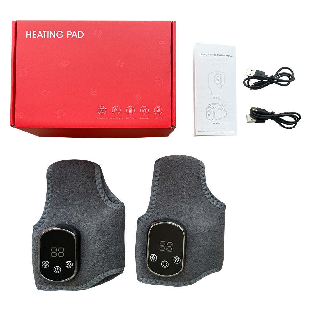 Cross-Border Hot-Selling USB Electric Heating Ankle Massager, Rechargeable Ankle Joint Care Foot Massager