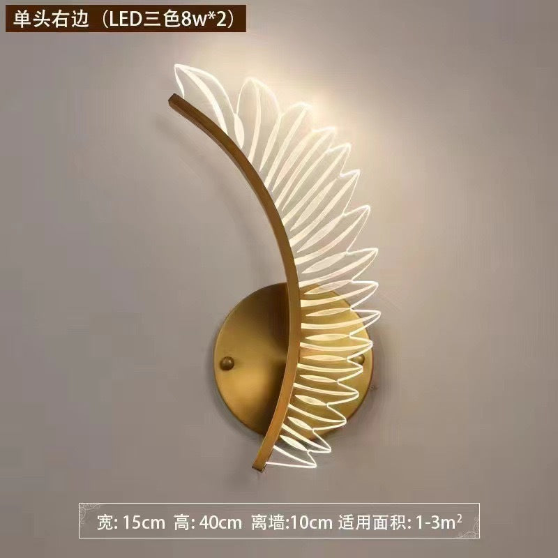 Nordic Flowing LED Wall Lamp