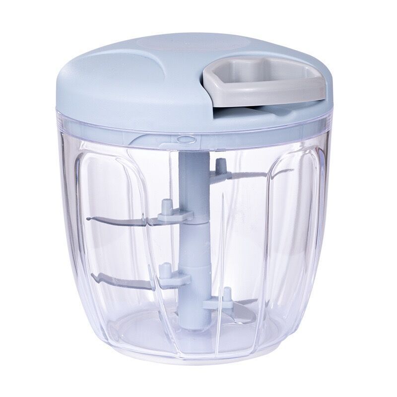 Large Garlic Puller 900ml Household Multi-Functional Vegetable Cutter Food Supplement Cooking Meat Grinder Manual Garlic Press